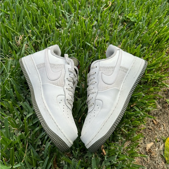 NIKE Air Force 1'07 LV8 Sneaker Phantom/ Cargo Khaki/ Russet men size 8 - Picture 8 of 15